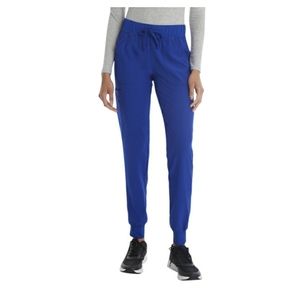 Scrubstar Supreme Yoga Drawstring Pants Heather Electric Blue